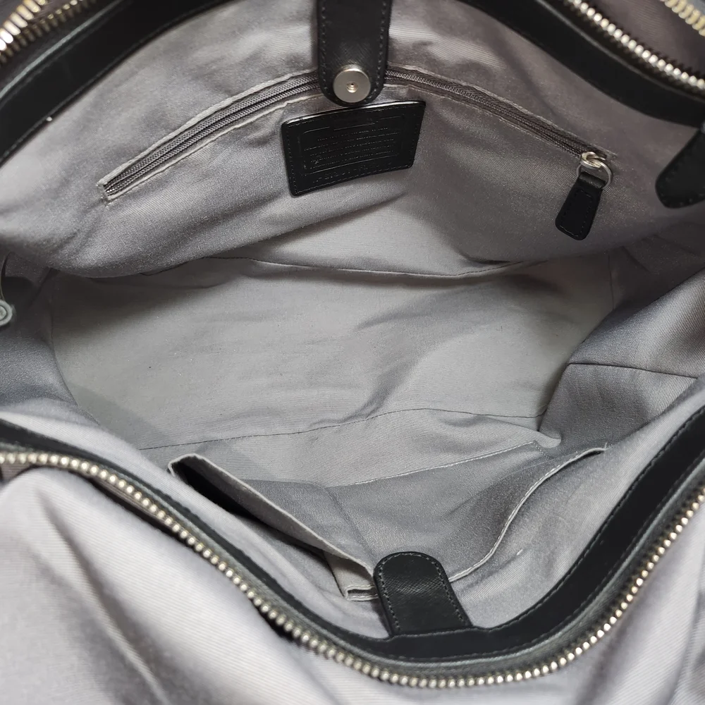 Coach Large Black Peyton Tote Shoulder Bag